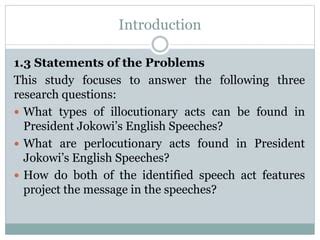 The types of illocutionary and perlocutionary acts as | PPT