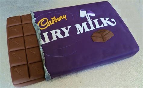 Cadbury Dairy Milk Chocolate Bar Cake - CakeCentral.com