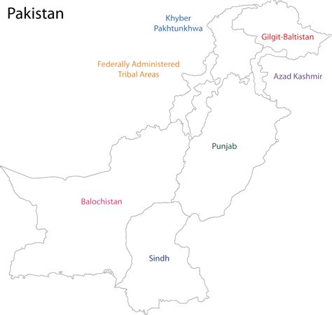 Pakistan Map Pakistan Maple Boundary Vector, Pakistan, Maple, Boundary PNG and Vector with ...