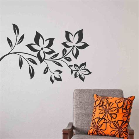 Flowers Wall Sticker Floral Vinyl Decal Art Decoration Graphics Wallpaper Decor