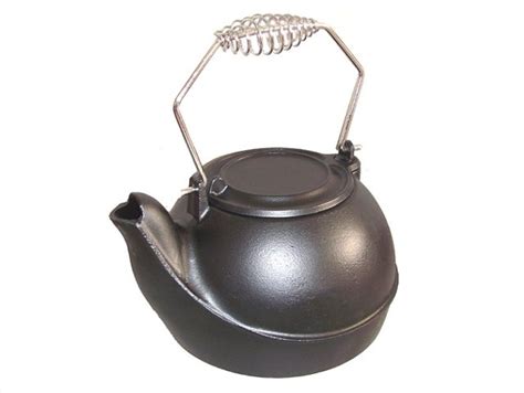 Cast Iron Humidifier Wood Stove Kettle Tea Kettle A01031BK - SQUARE ...