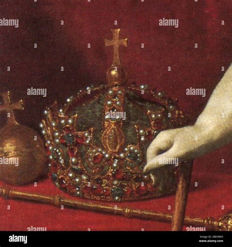 Henry VIII's Crown Stock Photo - Alamy