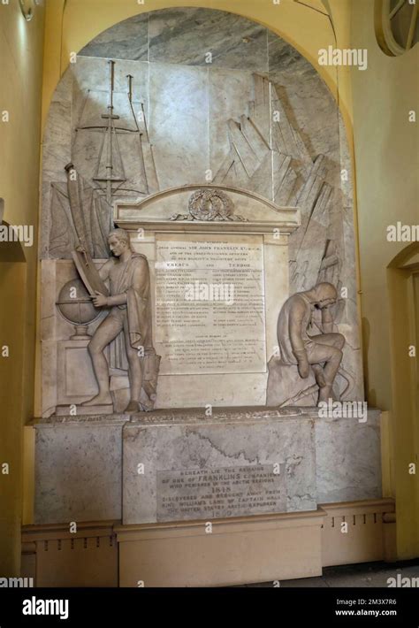 Sir John Franklin Expedition Memorial , Old Royal Naval College chapel ...