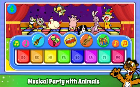 Kids Animal Piano Games & Songs - Musical Learning Game: Amazon.co.uk ...