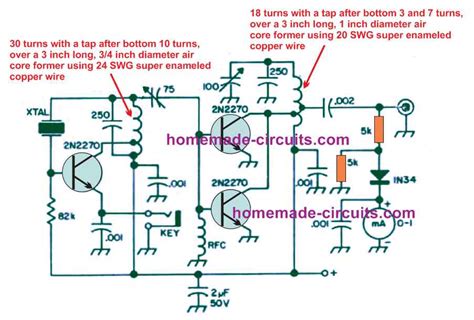 Transmitter Receiver Circuit for 80-meter Ham Radio – Homemade Circuit ...