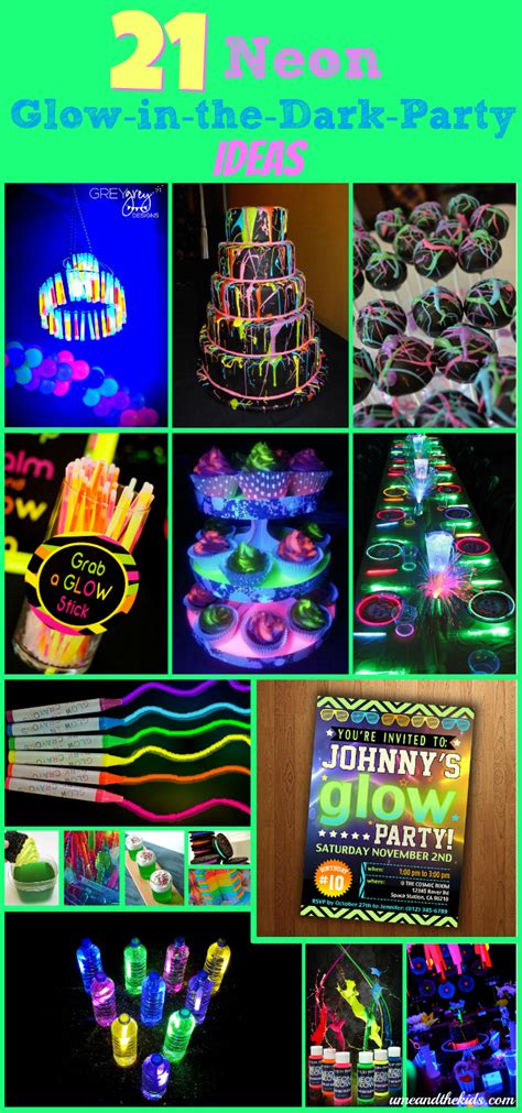 21 Awesome Neon Glow In the Dark Party Ideas