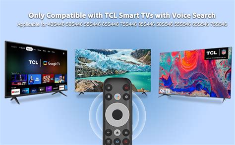 Amazon.com: Gvirtue Replacement Voice-Remote for TCL-TV-Remote ...