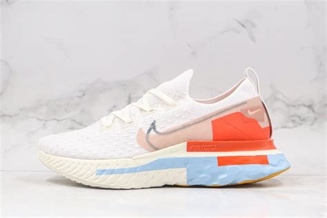 Nike W React Infinity Run FK PRM Platinum Tint/Psychic Blue-Team Orange ...