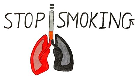 How To Draw Stop Smoking Poster Step By Step Quit Smoking Easily Health ...