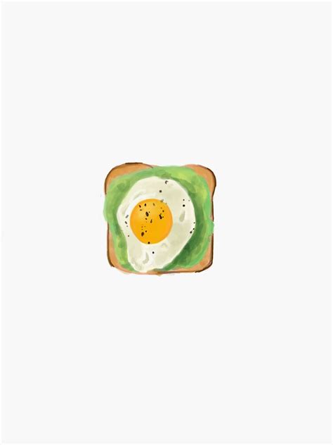 "Avocado Toast" Sticker for Sale by csdepalo | Redbubble