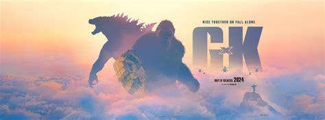 Godzilla x Kong The New Empire Banner Key Art Wallpaper, HD Movies 4K ...