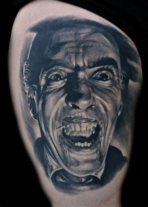 Dracula Portrait Tattoo by Cris STC: TattooNOW