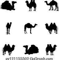 260 Collection Of Black Camels Clip Art | Royalty Free - GoGraph