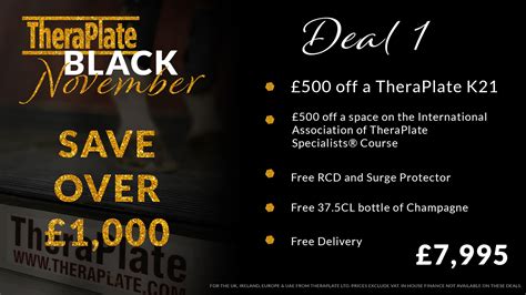 Black November Deals 2020 - TheraPlate Ltd