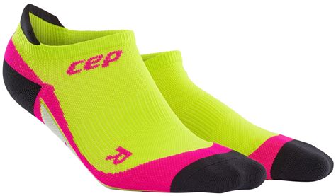 CEP Womens No Show Running Socks No Show Compression (Lime/Pink) II - Walmart.com - Walmart.com