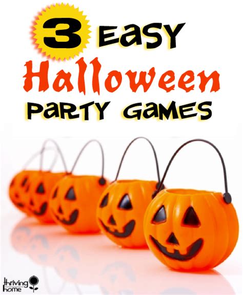 3 Easy Elementary Halloween Party Games - Thriving Home