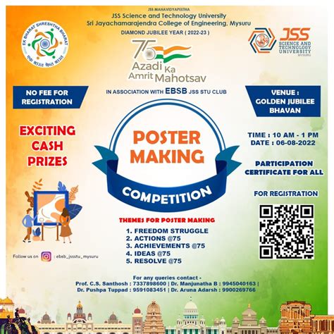 Poster Making Competition – JSS Science and Technology University