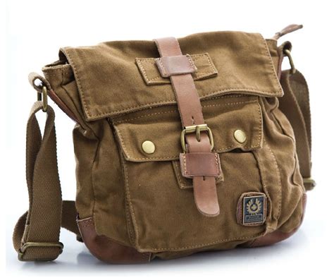 Canvas Leather Messenger Bag Women's | semashow.com