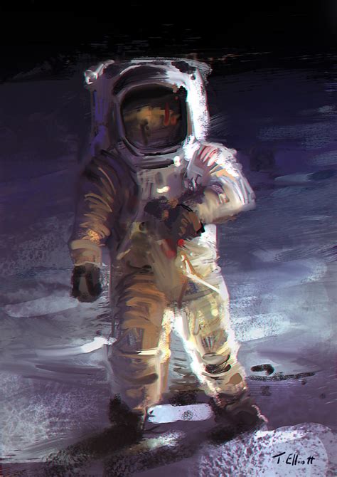 Spaceman Speed Painting by Thomas-Elliott-Art on DeviantArt