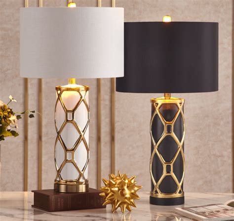 Home hotel bedroom elegant design decorative table lamp