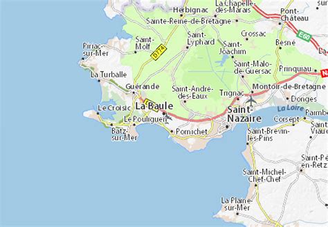 MICHELIN La Baule map - ViaMichelin