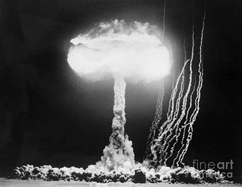 Mushroom Cloud At Nevada Test Site Photograph by H Armstrong Roberts ClassicStock - Pixels