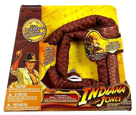 Indiana Jones Sound FX Whip Roleplay Toy Lucas Film Ltd. - ToyWiz