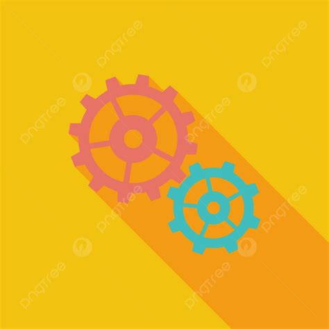 Gear Icon Web Symbol Silhouette Vector, Web, Symbol, Silhouette PNG and ...