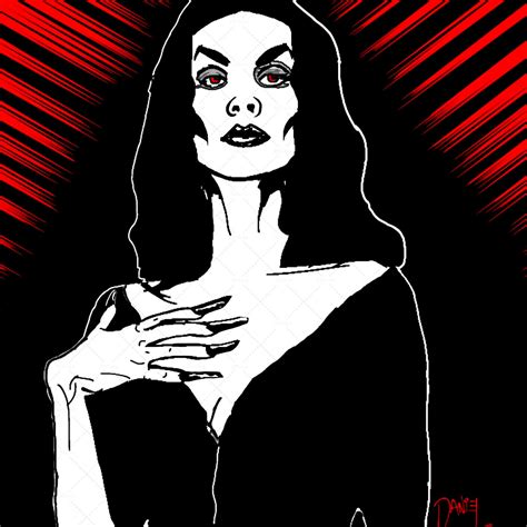 Vampira Plan 9 From Outer Space illustration