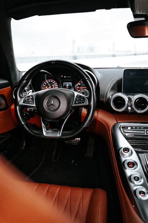 Black and Orange Car Interior · Free Stock Photo