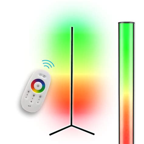 Buy L&E Premium Mood Lamp RGB Floor Modern Led Corner Light Stick, Remote-Controlled Corner LED ...