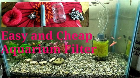 How to make: DIY Aquarium Filter ( Easy and Cheap Filter for Aquarium ) Best Filter For Aquarium ...