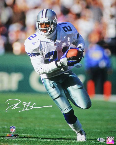 Deion Sanders Autographed/Signed Dallas Cowboys 16×20 Photo BAS 25820 PF – Denver Autographs