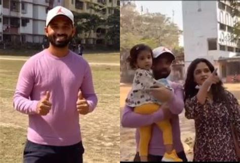 WATCH: Ajinkya Rahane visits his school and first cricket ground with ...