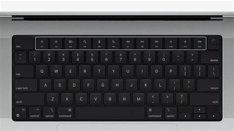 New MacBook Pro Keyboard Has All-Black Design, Full-Size Function Keys, and Touch ID Ring ...