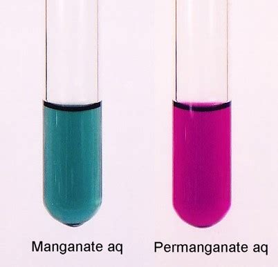 Manganese compounds | Characteristic color of manganese comp… | Flickr