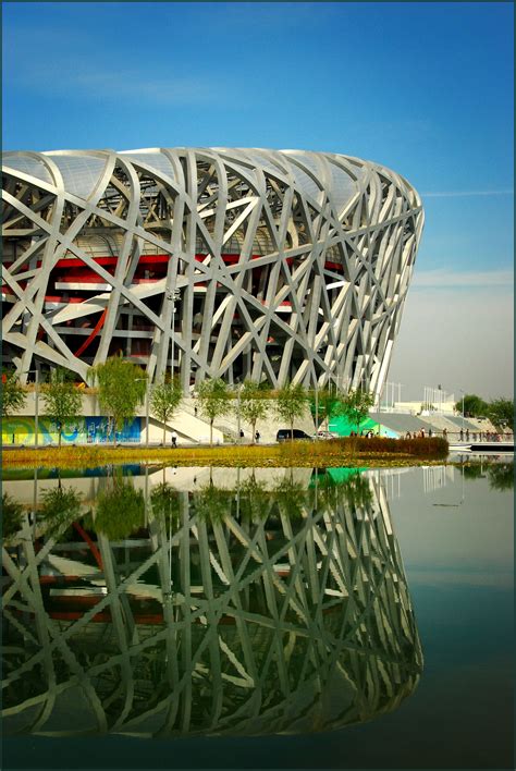 Beijing's Bird's Nest - A really amazing piece of architecture.