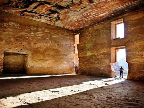 Visit Petra - Inside Urn Tomb #Petra #Jordan