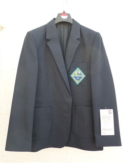 Brand New QE Queen Elizabeth School Uniform Girls Blazer Navy Tudor House Logo from School ...