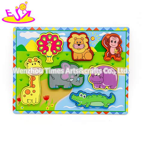 New Hottest Educational Wooden Zoo Animal Toys for Kids W14D074 - China Zoo Animal Toys and ...