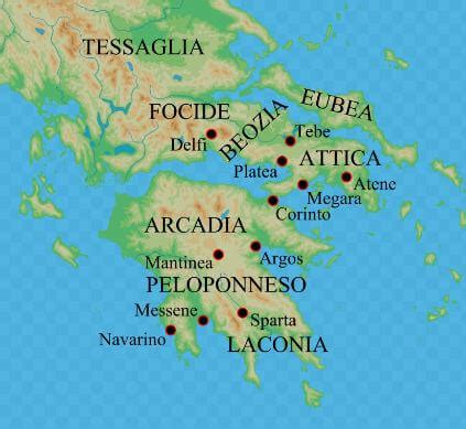 Ancient Greece map - Ancient Civilizations World