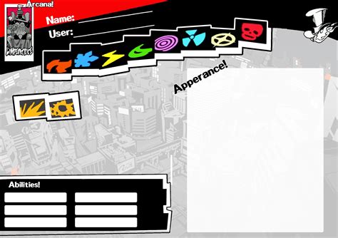 My very simple custom Persona maker for an RPG with my friends : r/Persona5