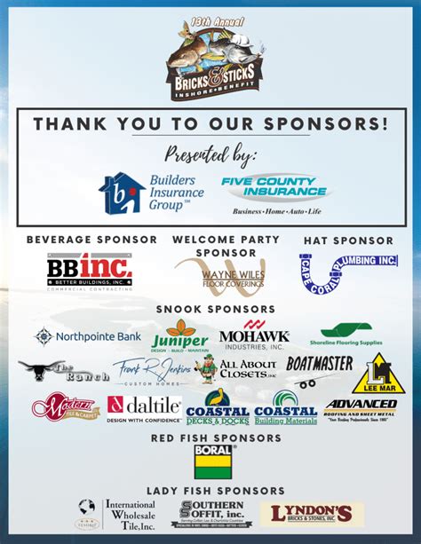 Thank you to our sponsors updated | Coastal Angler & The Angler Magazine