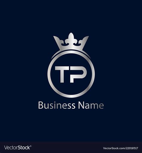 Initial letter tp logo template design Royalty Free Vector