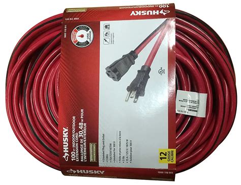 HUSKY 100 ft. 12-Gauge Indoor/Outdoor Extension Cord | The Home Depot Canada