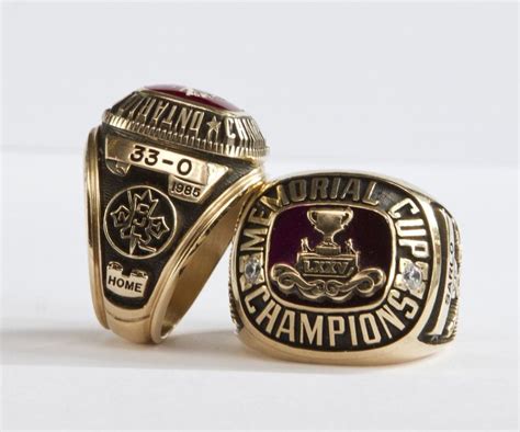 Soo Greyhounds 1985 Memorial Cup Champion Ring