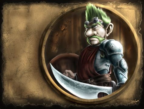 WoW Fanart - Gnome Warrior by Sem-Jaza on DeviantArt