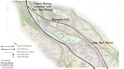 Cardiff Railway map - The Vincent Conglomeration