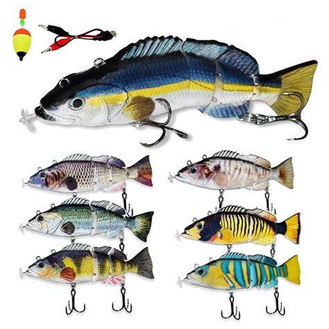 Robotic Fishing Lures Auto Swimming Electric Lure ... – Grandado