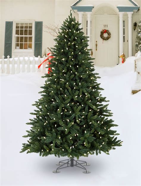 Allegheny Evergreen Outdoor Artificial Christmas Trees | Outdoor christmas tree, Outdoor ...